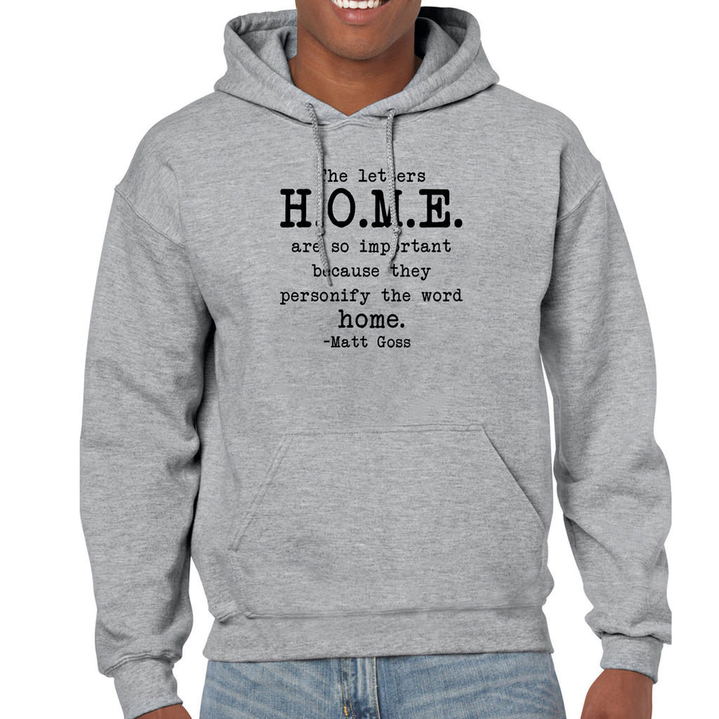 The Letters Home Matt Goss Hoodie Chilledworld