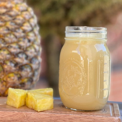 Flavored Sea Moss Gel Alkaline Pineapple Sea Moss Smoothie 16 0z