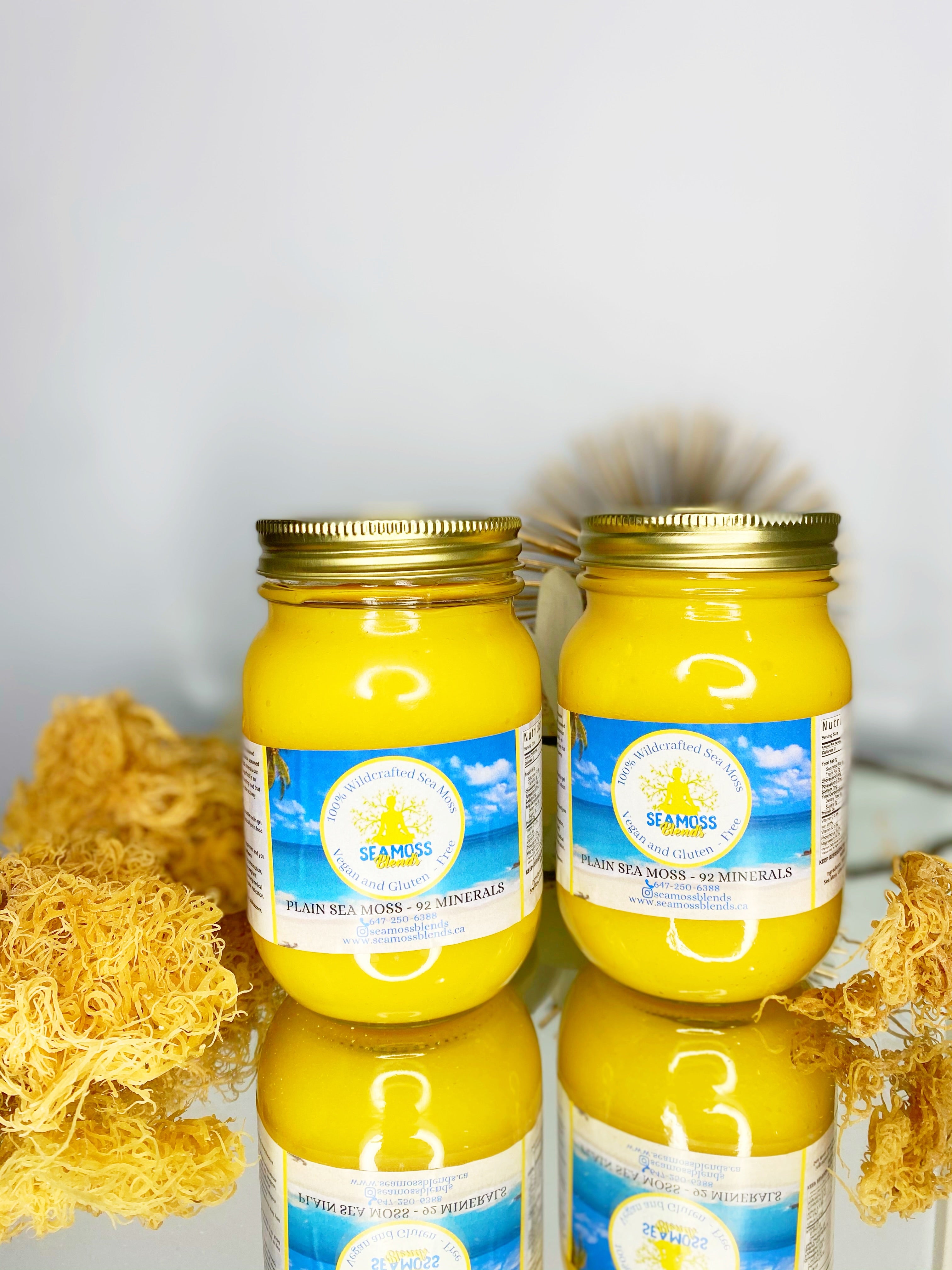 Fruit Infused Sea Moss Gel Seamoss Blends