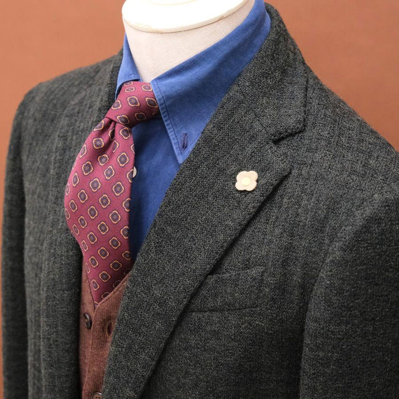 Veste Maille Vert Anglais Lardini L Officine Paris