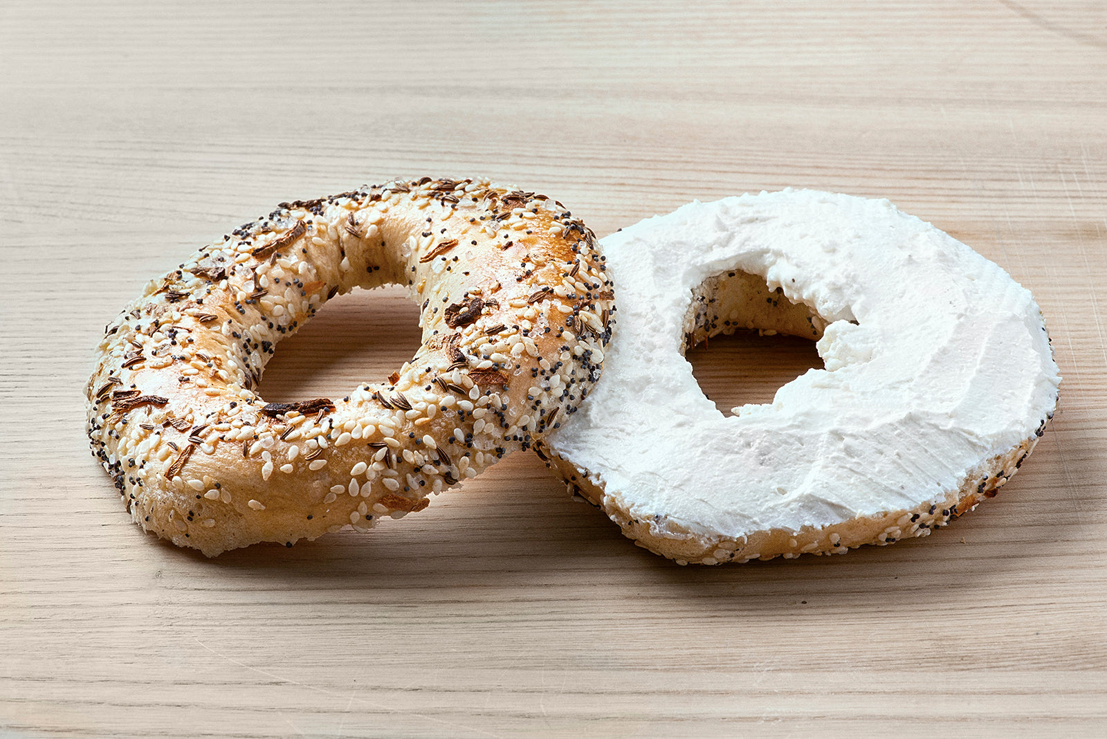 Gluten Free Bagel With Cream Cheese Nu Bugel