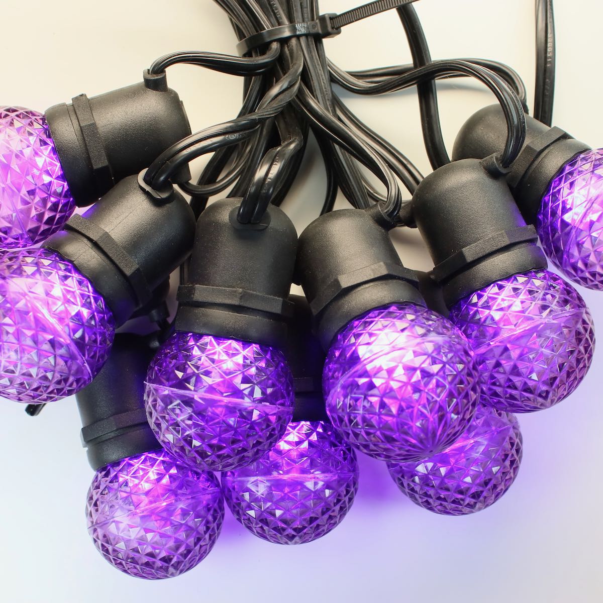 G50 Purple Led Bulbs E26 Bases Christmas Light Source