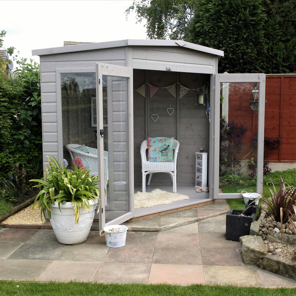 Shire Barclay 8 X 8 Summerhouse Home Garden Depot