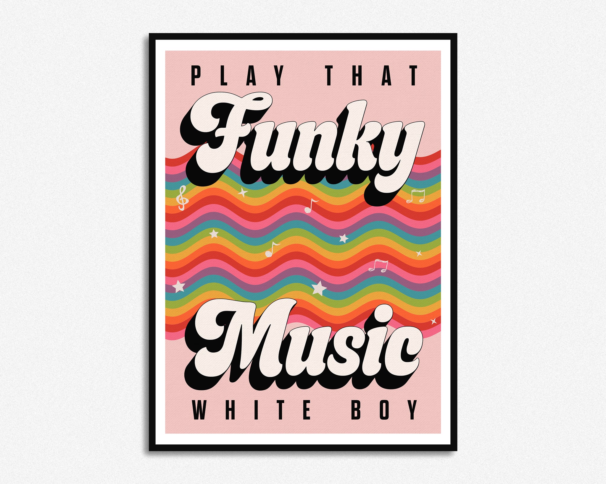 Play That Funky Music Print Holliegraphik