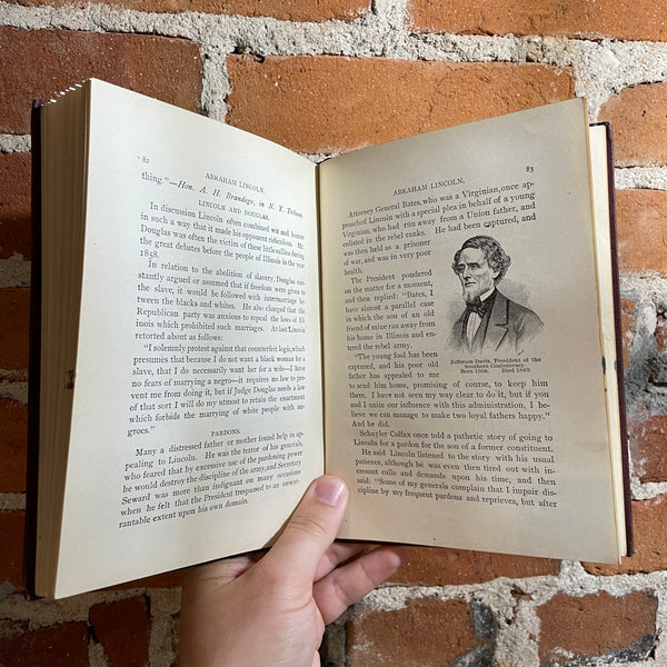 True Stories Of Great Americans Abraham Lincoln 1899 Hardback Postmarked From The Stars