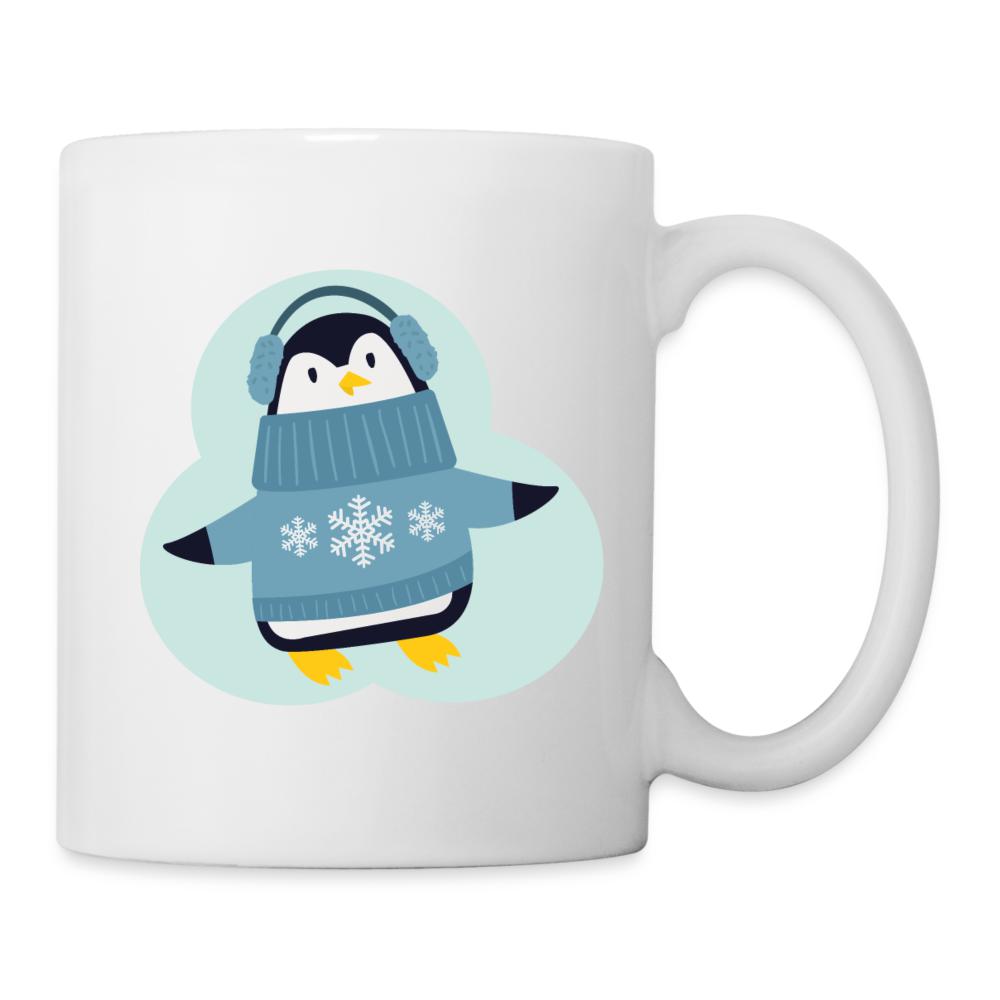 Tasse - Pinguin mit Pullover, Geschenk, Idee, Dankeschön, Tasse mit Spruch