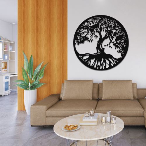 Decoration Murale Metal Arbre De Vie Precisionmetal