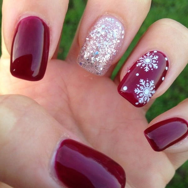 The 12 Best Pretty Snowflake Nail Design Ideas 2022 Dtk Nail Supply