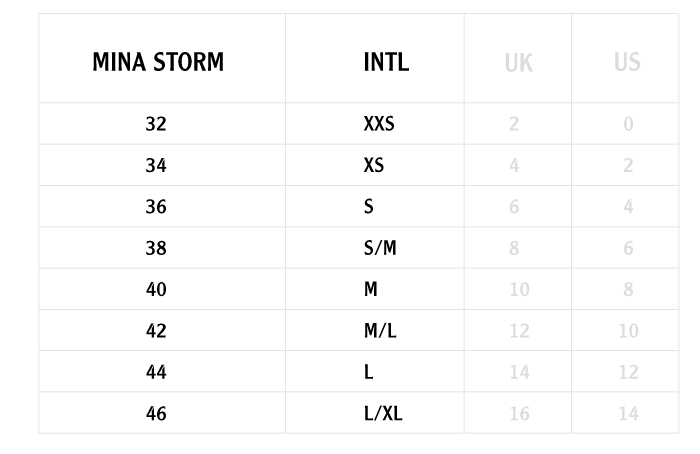 Quelle Est Votre Taille De Lingerie Suivez Le Guide Des Tailles Mina