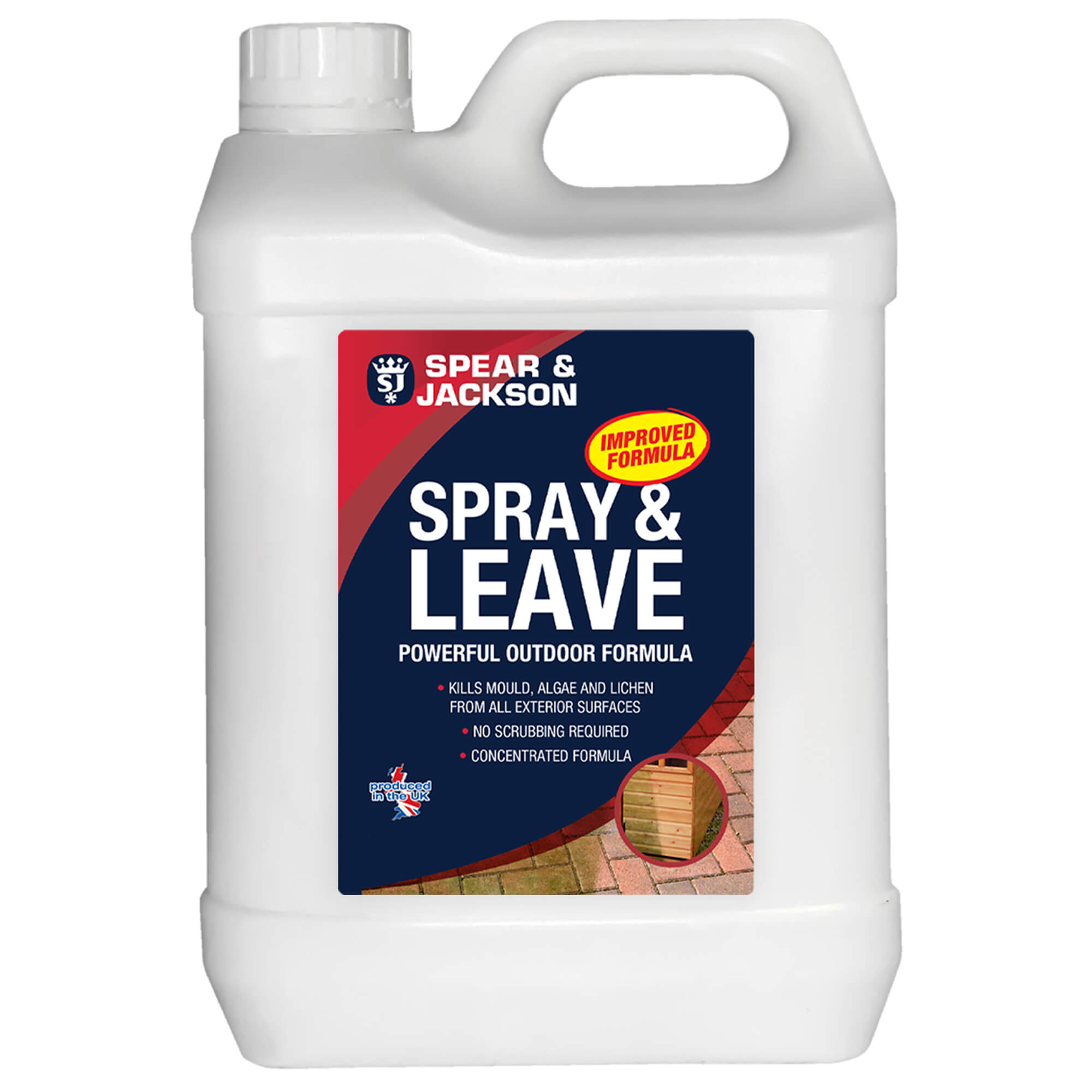 Spray And Leave Concentrate 5l 2 5l Spear Jackson Homeandcleaning Co Uk