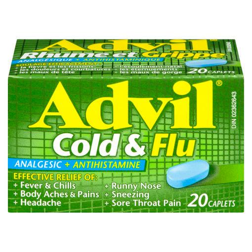 Advil Cold Flu Caplets 20 Drugsmart Pharmacy