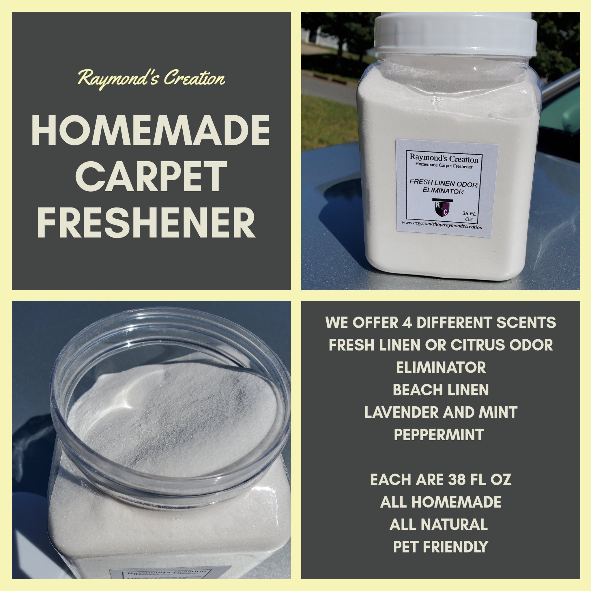 Homemade Carpet Freshener Raymond S Creation Llc