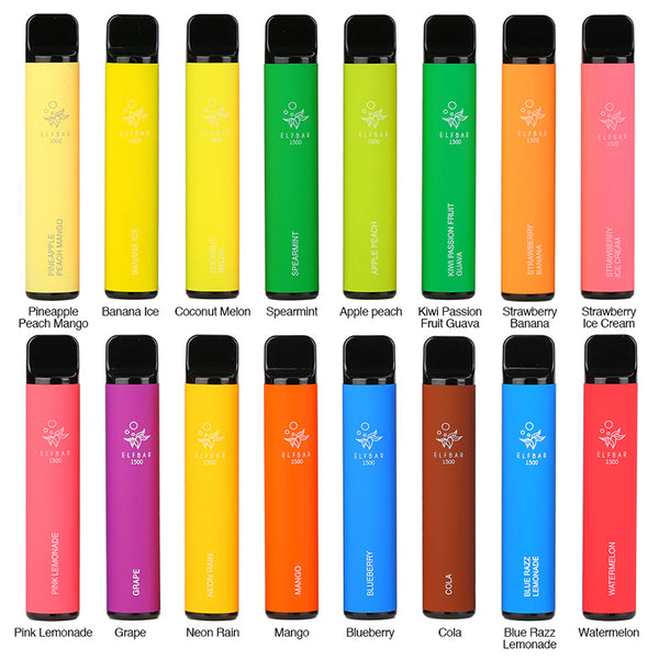 Elf Bar 1500 Puffs Disposable Kit 850mah Online Kaufen Jetzt Bei Vapormo De