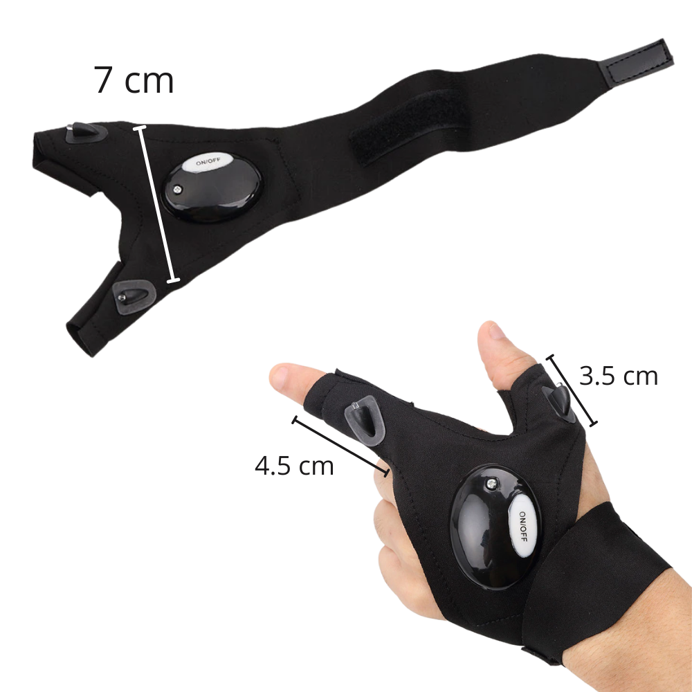 Vanntette Hansker Med Led Lys Multifunksjonelle Hansker Med Lys Ozerty