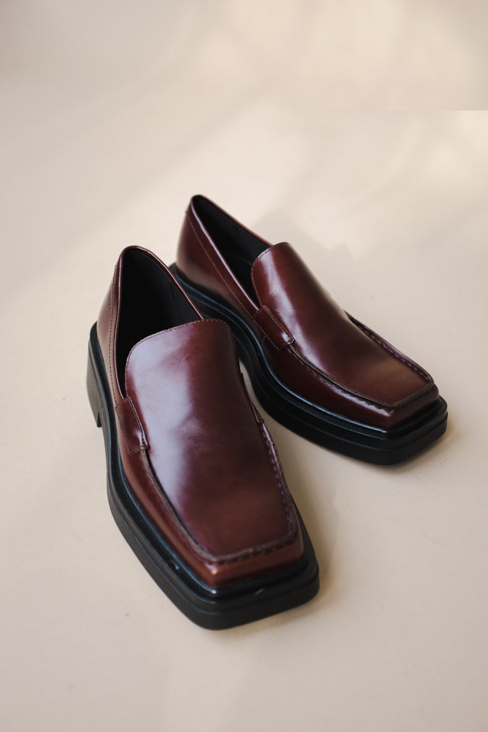 Vagabond Eyra Tie Loafer Black Contemporary Classic Moc Shoes Pipe And Row Pipe And Row