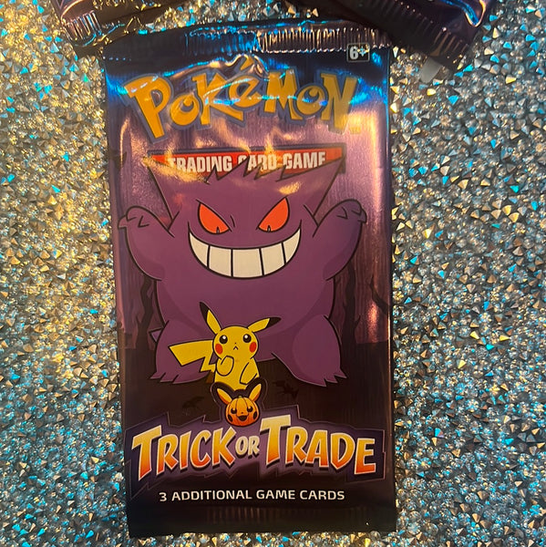 Pokemon Halloween Trick Or Trade Single Pack 3 Cards Family Unboxing Breaks
