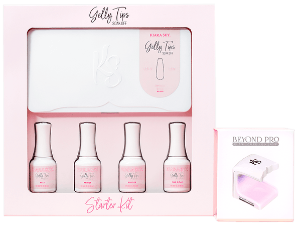 Kiara Sky Nail Gelly Tip Starter Kit Square Short Kiara Sky Professional Nails Uk