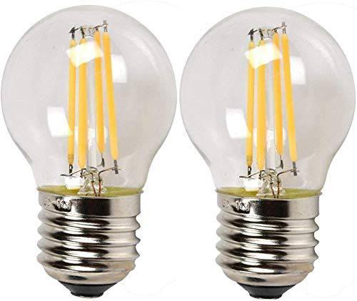4 Watt Led Filament Light Bulb G45 E26 E27 Medium Base Dimmable Pack Of 2 Ashish Electrical India