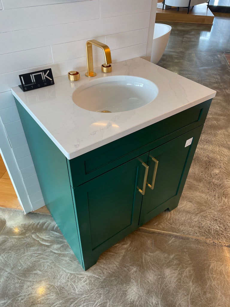 Emerald Green Luxury Freestanding Bathroom Vanity Undermount Sink Unik Stone Inc