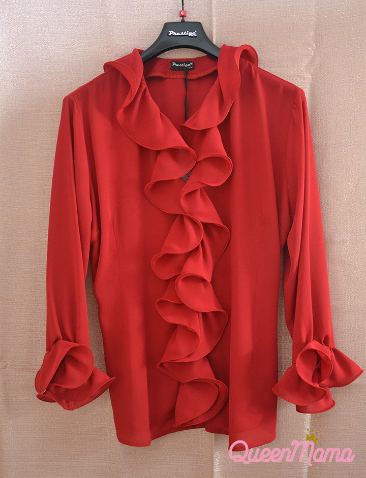 Camicia Con Volant Queenmama