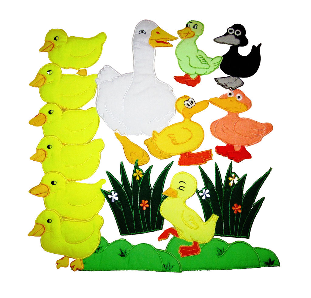 6 Little Ducks Felt Board Story Rainbow Educational