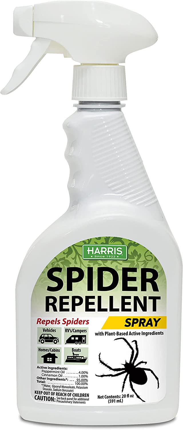 Harris Spider Repellent Spray For Indoor And Outdoor Use 20oz Pf Harris