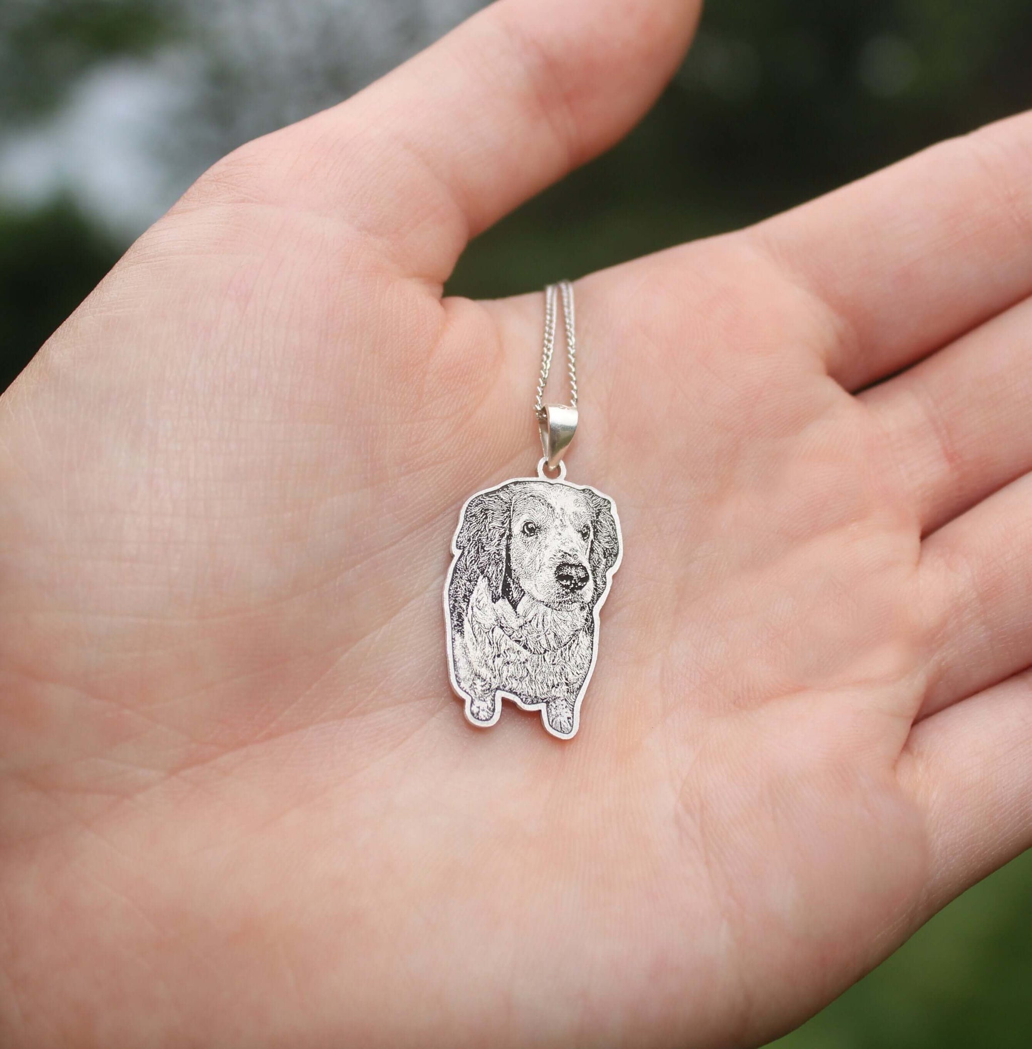 Custom Pet Photo Pendant Necklace