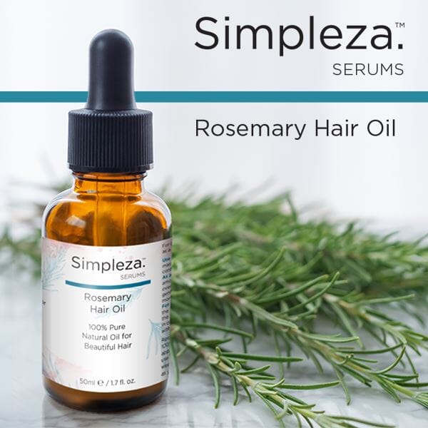 Simpleza Serums Rosemary Hair Oil 50ml Showcase