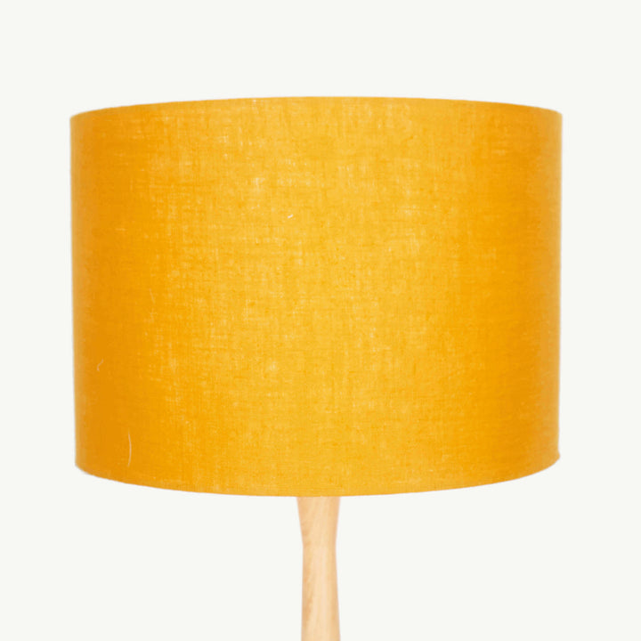 Mustard Yellow Lampshade Ochre Linen Light Shade