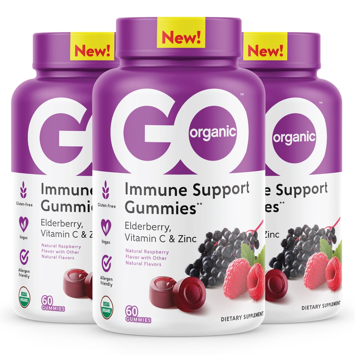 Immune Support Gummies Go Organic