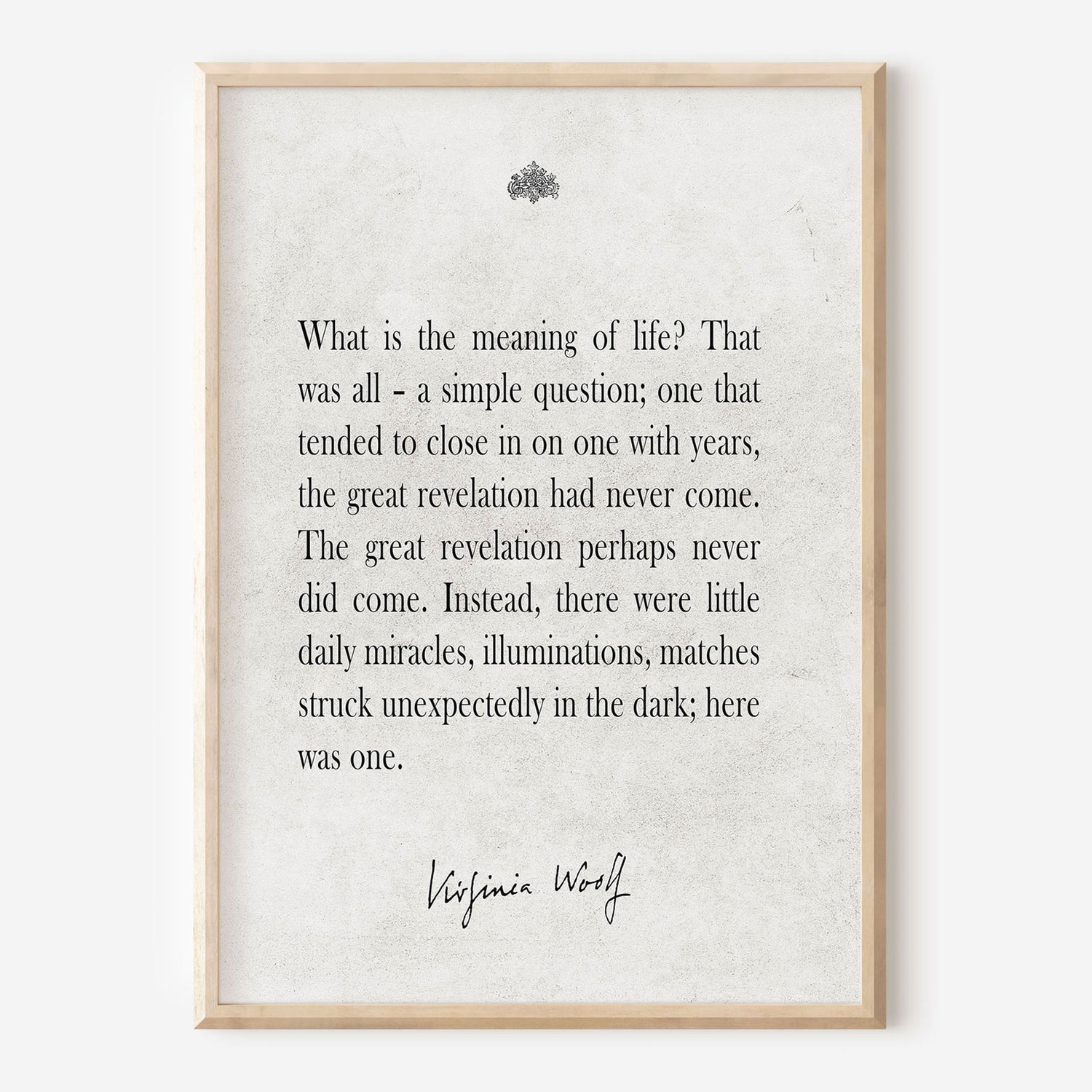 Virginia Woolf Printable Wall Art To The Lighthouse Quote