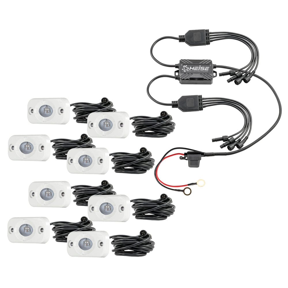 Heise Rgb Accent Light Kit 8 Pack He 8mlrgbk Werrv