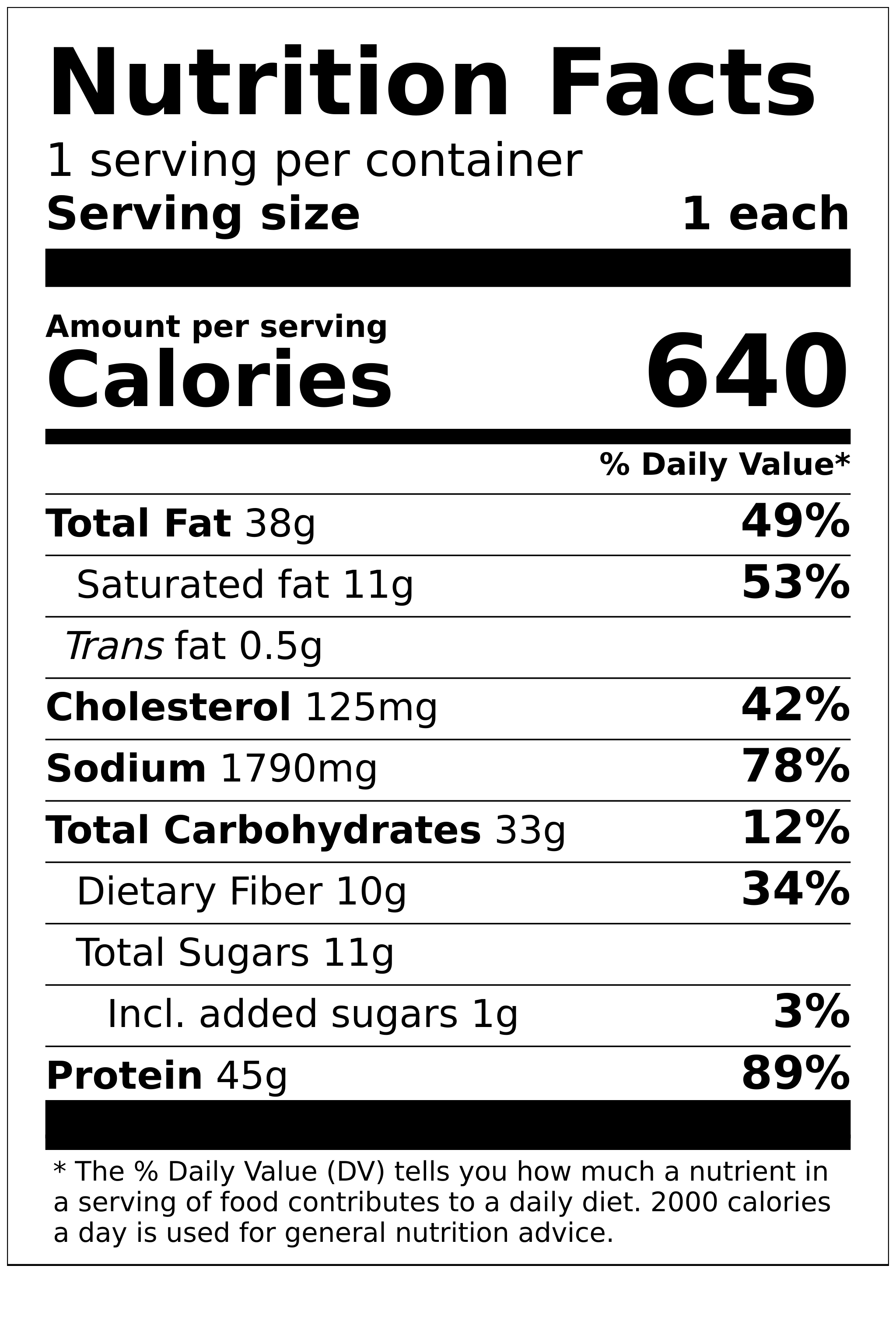 Nutrition Facts Balanced Bites Wholesome Foods