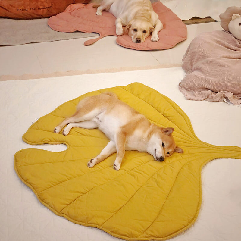 Leaf Shape Dog Blanket Funnyfuzzy Funnyfuzzy