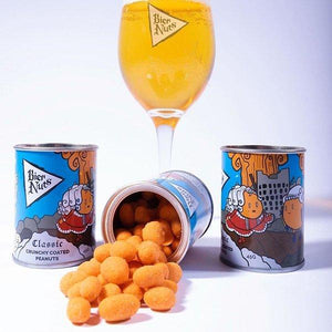 Bier Nuts Mixed Case Of 28 Cans Premium Crunchy Coated Peanuts Bier Company