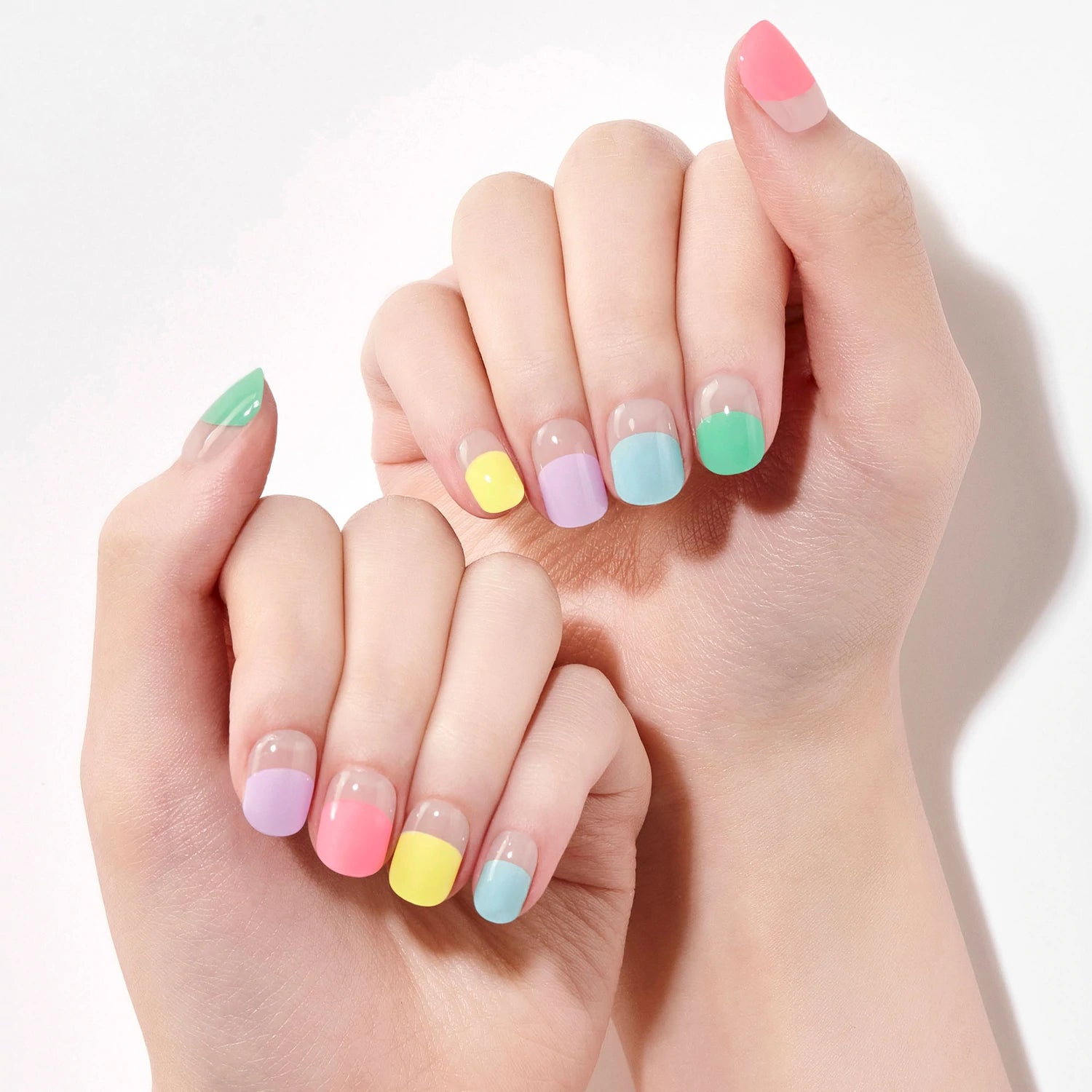 Glaze Art Studio Dashing Diva Glaze Semi Cured Gel Nail Strips Candy V Pretty Lit Llc