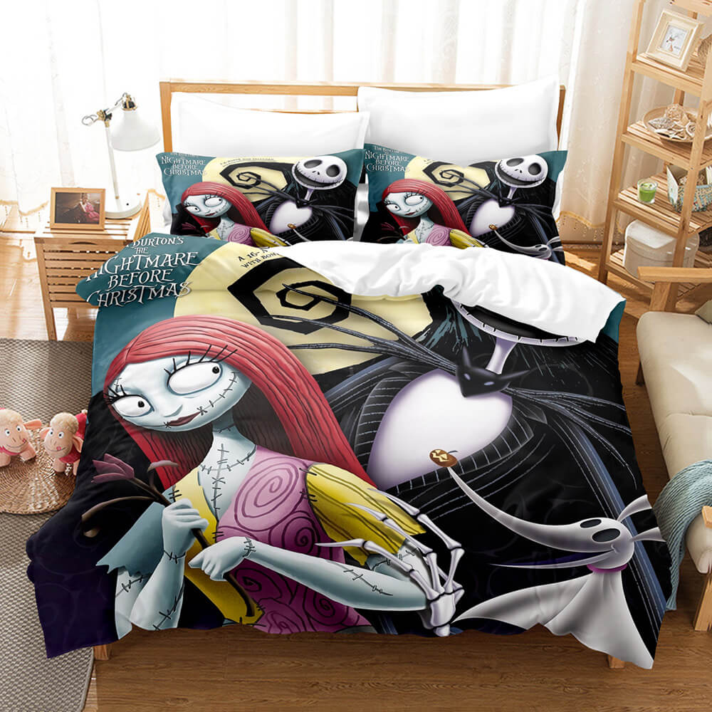 The Nightmare Before Christmas Cosplay Bedding Set Duvet Cover Bed Set Ebuycosuk