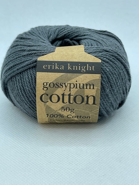 Erika Knight Gossypium Cotton Dk Yarn 50g Mouse 502 Material Needs