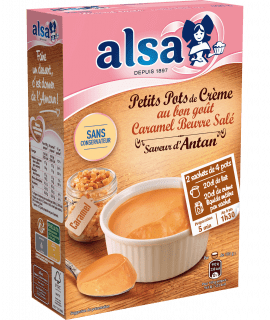 Alsa Preparation Petits Pots Creme Caramel Beurre Sale 435 G