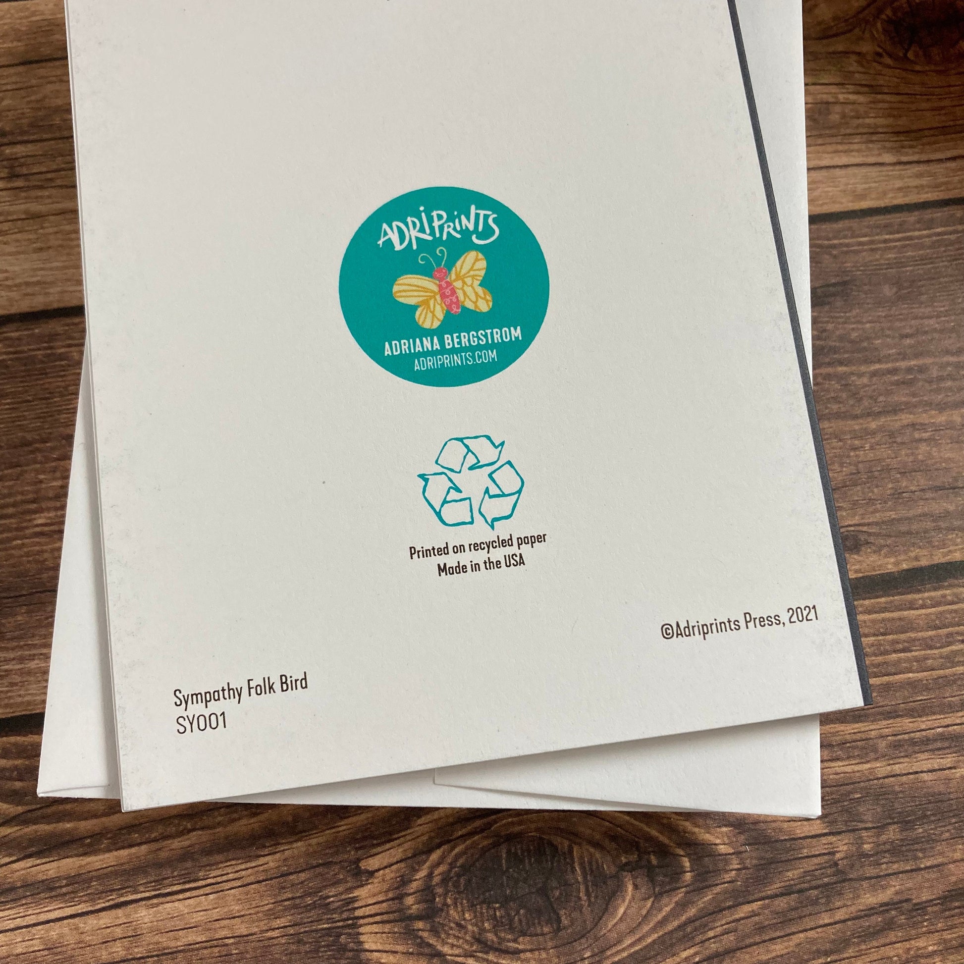 Sympathy With Deepest Sympathy Dove Grief Loss Mourning Card Ec Adriprints