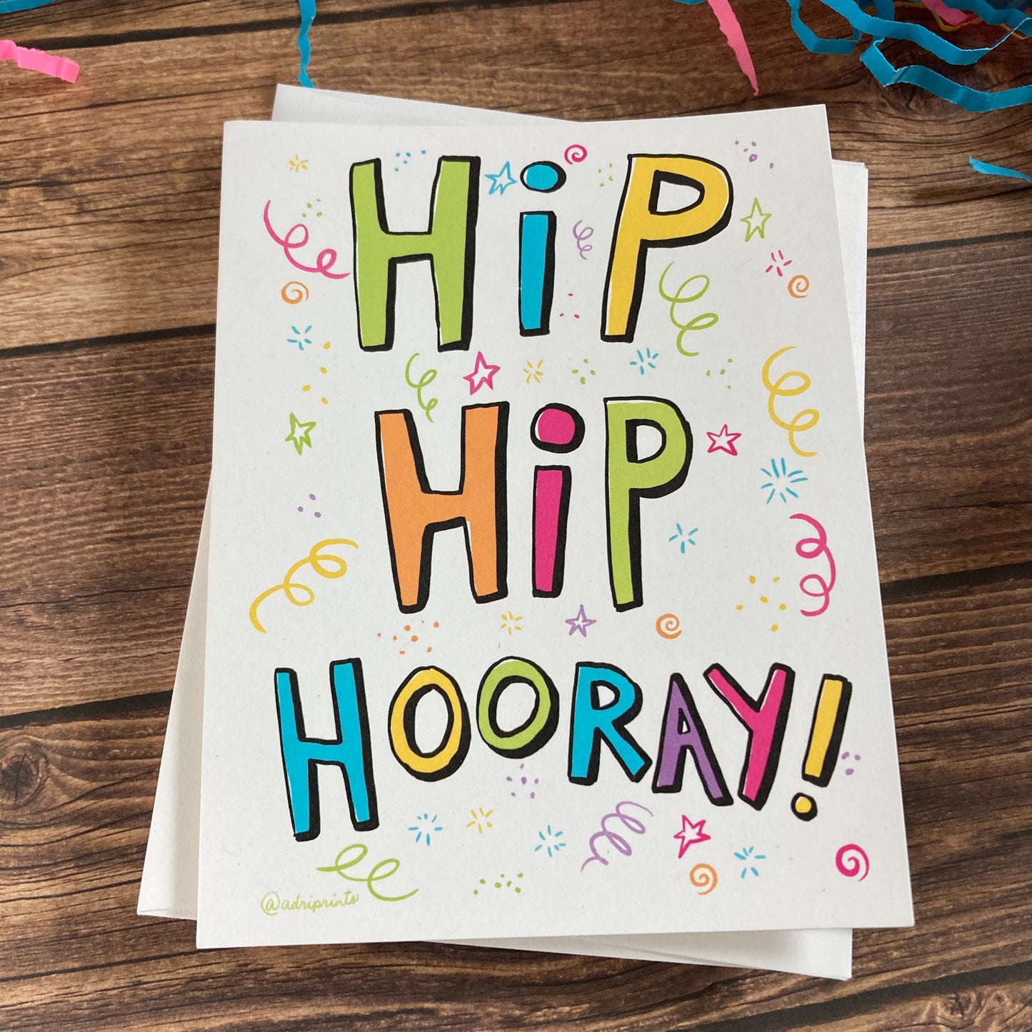Everyday Hip Hip Hooray Happy Graduation Celebrate Accomplishme Adriprints