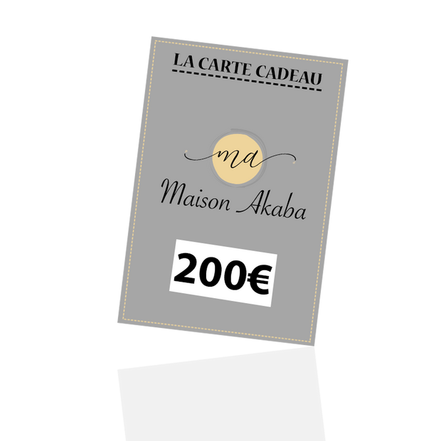 E Carte Cadeau Maison Akaba Maison Akaba