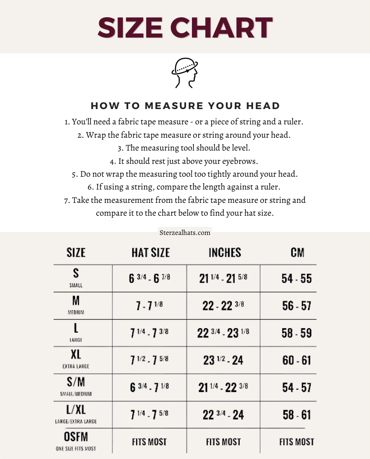 Hat Sizes In Order Vanillatech Net