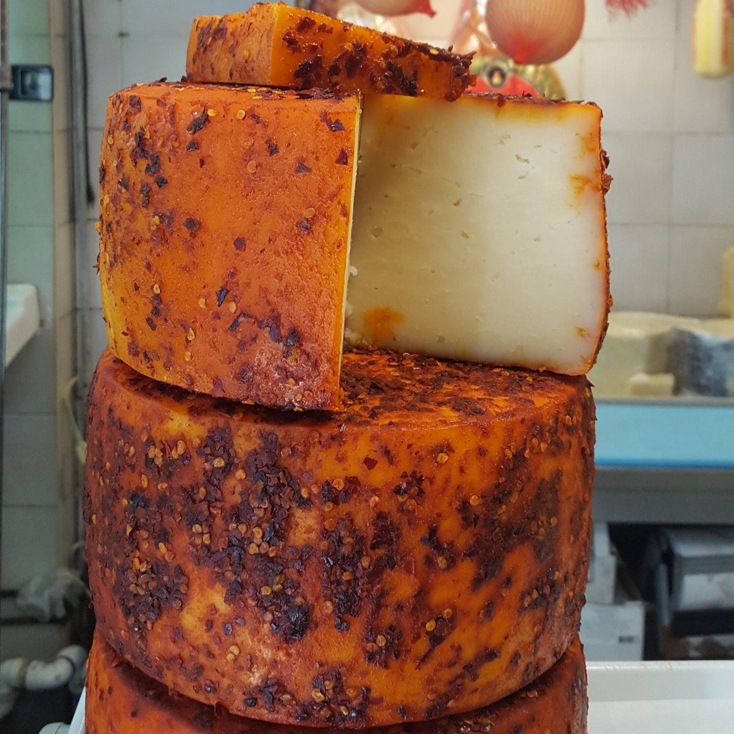 Calabrese Cheese Calabria Pork Store Arthur Avenue