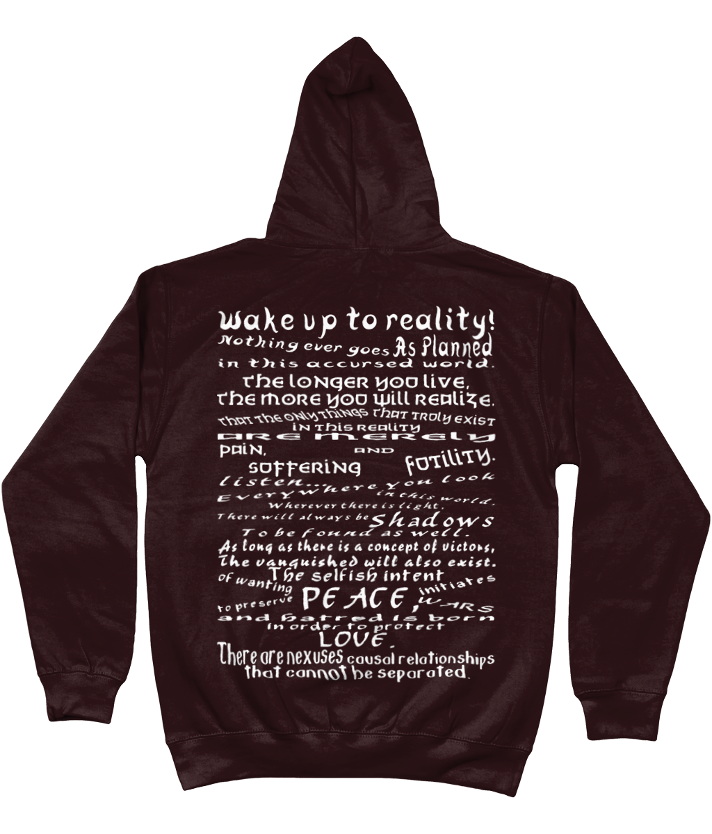 Madara Wake Up To Reality Hoodie Back Woodark