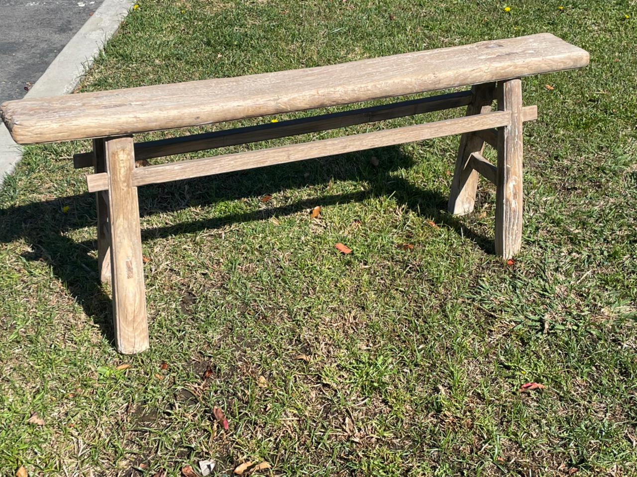 Antique Rustic Vintage Country Board Bench