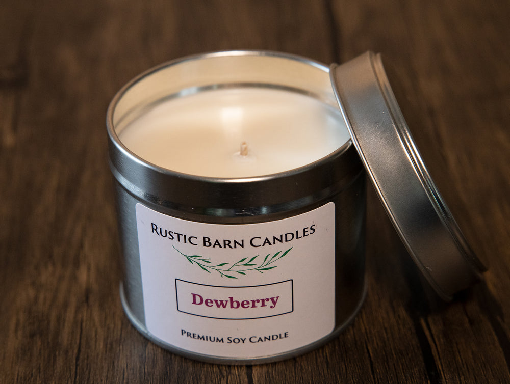Peach Premium Scented Candle Rustic Barn Candles