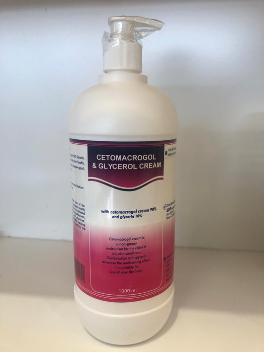 Sorbolene Cetomacrogol 90 Glycerol 10 Cream Pump Pack Kiwi Chemist