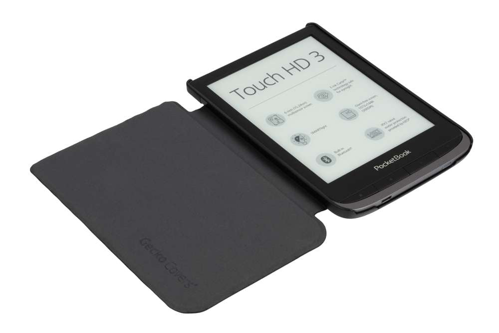 E Reader Case Black For Pocketbook Touch Hd 3 Touch Lux 5 Gecko Covers Com