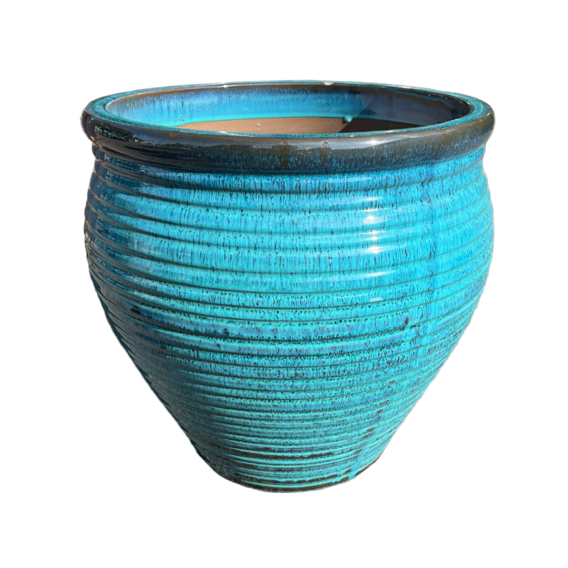 Glazed Pots Gardenia Home Garden Decor